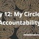 Day 12: My Circle of Accountability | missionalchallenge.com
