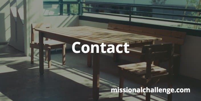 Contact | missionalchallenge.com
