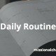 Daily Routine | missionalchallenge.com